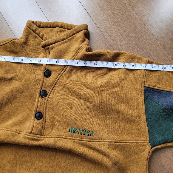 Vintage button up collar sweatshirt - Picture 9 of 12